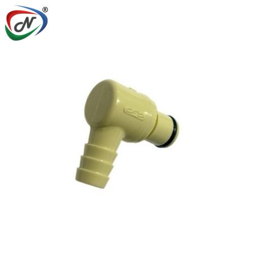 CPC Quick Connect & Disconnect Solutions PLC2300612 3/8 Hose Barb Non-Valved Elbow Coupling Insert NSSP004397
