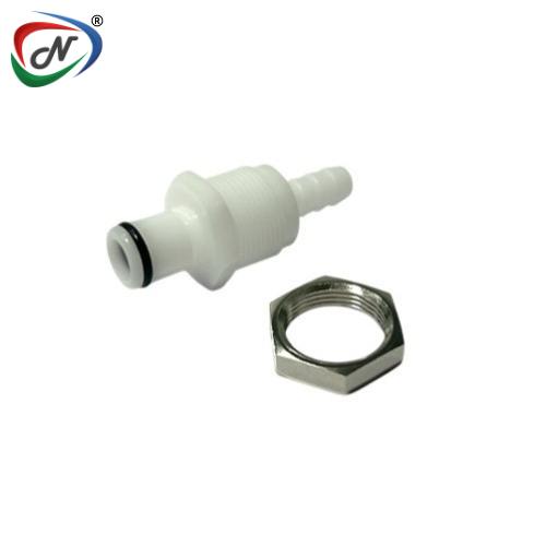CPC Quick Connect & Disconnect Solutions PLC42004 1/4 Hose Barb Non-Valved Panel Mount Coupling Insert NSSP003061