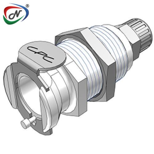 CPC Quick Connect & Disconnect Solutions PLCD12004NA 1/4 PTF Valved Panel Mount Acetal Coupling Body Nut Assembled NSSP006872