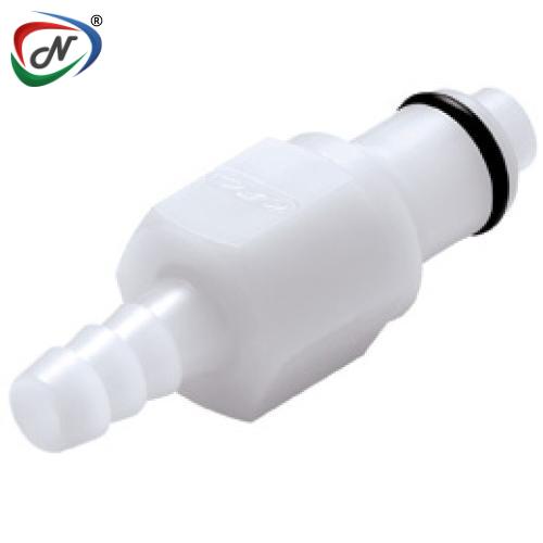 CPC Quick Connect & Disconnect Solutions PLCD12004V 1/4 PTF Valved Panel Mount Acetal Coupling Body FKM Seal NSSP006871