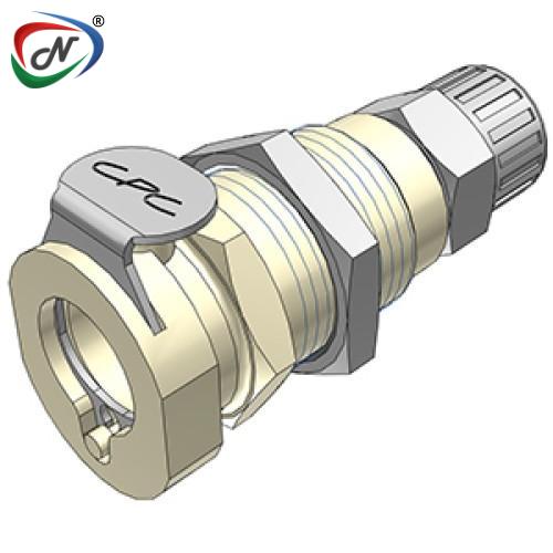 CPC Quick Connect & Disconnect Solutions PLCD12006NA 3/8 PTF Valved Panel Mount Acetal Coupling Body Nut Assembled NSSP006866