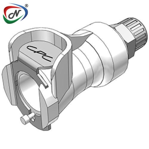 CPC Quick Connect & Disconnect Solutions PLCD13004NA 1/4 PTF Valved In-Line Acetal Coupling Body Nut Assembled NSSP006841