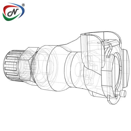 CPC Quick Connect & Disconnect Solutions PLCD13006 3/8 PTF Valved In-Line Coupling Body NSSP003564