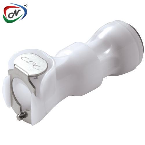 CPC Quick Connect & Disconnect Solutions PLCD14006 3/8 JG Valved In-Line Acetal Coupling Body NSSP006812