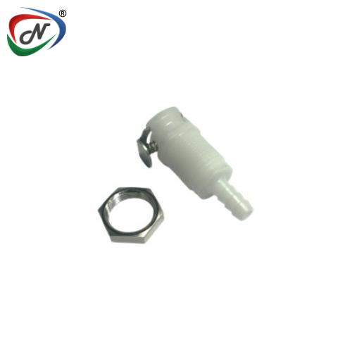 CPC Quick Connect & Disconnect Solutions PLCD16004 1/4 Hose Barb Valved Panel Mount Coupling Body NSSP003205