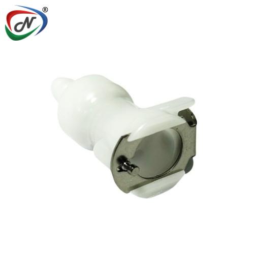 CPC Quick Connect & Disconnect Solutions PLCD17004 1/4 Hose Barb Valved In-Line Acetal Coupling Body NSSP004993