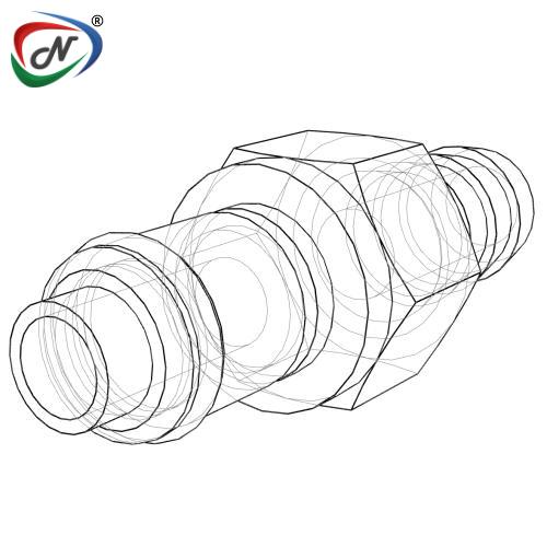 CPC Quick Connect & Disconnect Solutions PLCD2200612- 3/8 Hose Barb Valved In-Line Polypropylene Coupling Insert NSSP003323