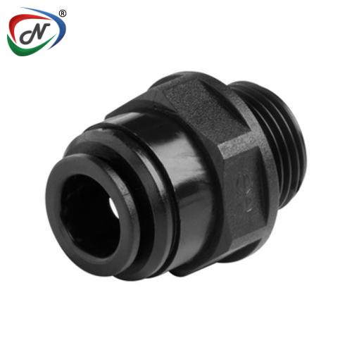 John Guest PM012216E ohn Guest Black Acetal Straight Adaptor (BSP Thread) 22mm × 3/4 NSSP004847