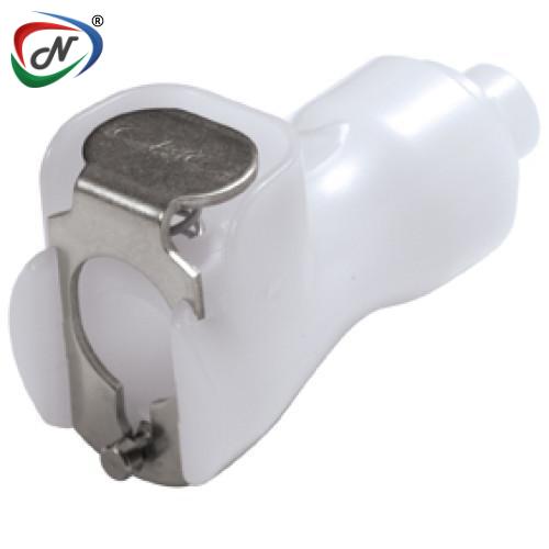 CPC Quick Connect & Disconnect Solutions PMCD1702SMZ 1/8 Hose Barb Valved In-Line Acetal Coupling Body Simriz® Seal NSSP006243