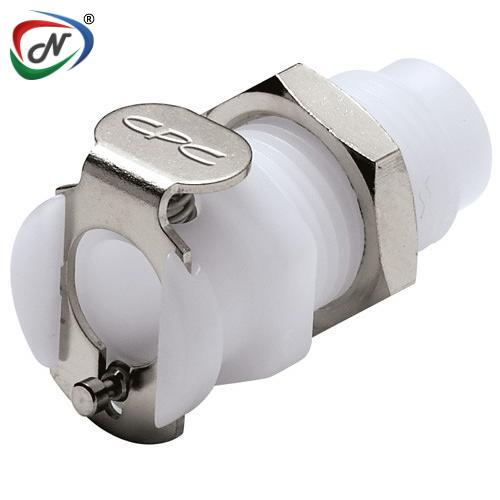 CPC Quick Connect & Disconnect Solutions PMC181032 10-32 Non-Valved Panel Mount Acetal Coupling Body NSSP006550