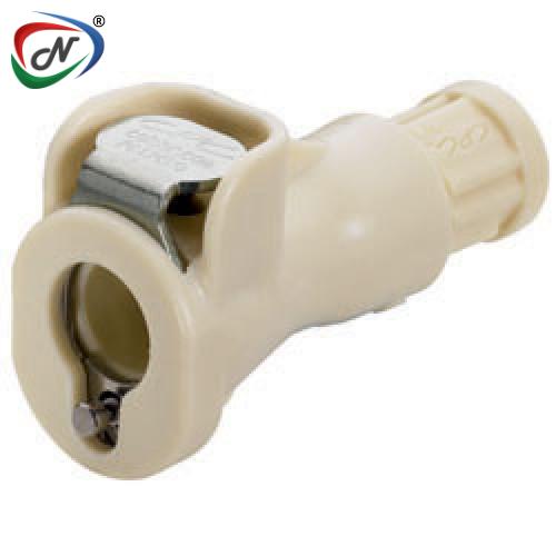CPC Quick Connect & Disconnect Solutions PMC19042812 1/4 FUNF Non-Valved In-Line Polypropylene Coupling Body NSSP006549