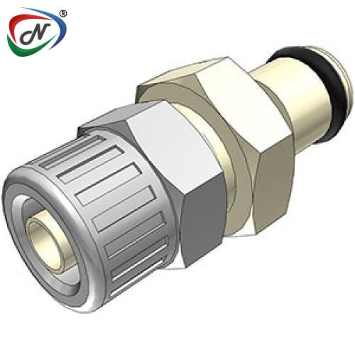 CPC Quick Connect & Disconnect Solutions PMC200412NA 1/4 PTF Non-Valved Polypropylene Coupling Insert Nut Assembled NSSP006538