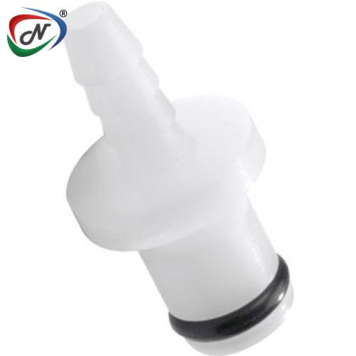 CPC Quick Connect & Disconnect Solutions PMC2202S 1/8 Hose Barb Non-Valved In-Line Acetal Coupling Insert Silicone Seal NSSP006459