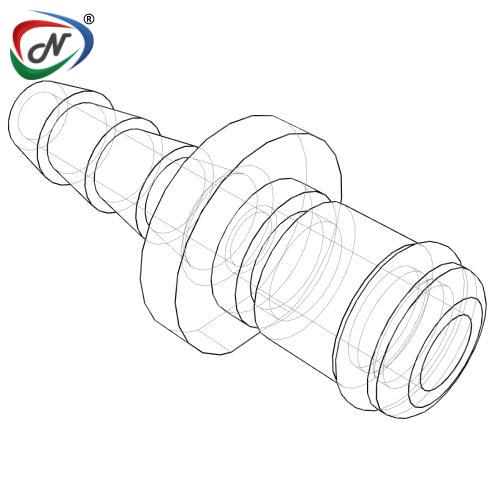 CPC Quick Connect & Disconnect Solutions PMC2203 -3/16 Hose Barb Non-Valved In-Line Acetal Coupling Insert NSSP003409