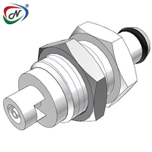 CPC Quick Connect & Disconnect Solutions PMC4201NA 1/16 Hose Barb Non-Valved Panel Mount Acetal Coupling Insert Nut Assembled NSSP006384