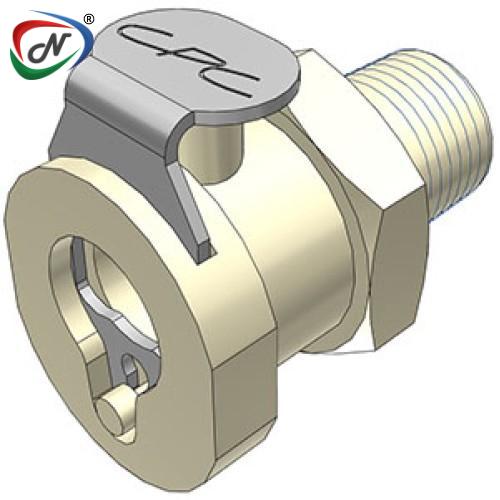 CPC Quick Connect & Disconnect Solutions PMCD100212BSPT 1/8 MBSPT Valved Polypropylene Coupling Body NSSP006376