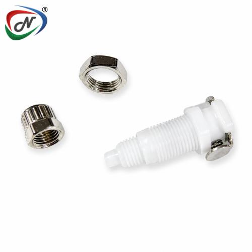 CPC Quick Connect & Disconnect Solutions PMCD1204 1/4 PTF Valved Panel Mount Acetal Coupling Body NSSP006336