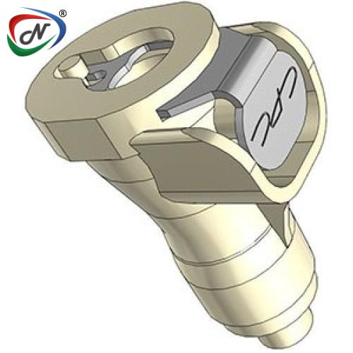 CPC Quick Connect & Disconnect Solutions PMCD170112 1/16 HOSE BARB VALVED IN-LINE POLYPROPYLENE COUPLING BODY NSSP005318