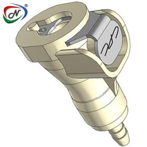 CPC Quick Connect & Disconnect Solutions PMCD170212 1/8 HOSE BARB VALVED IN-LINE POLYPROPYLENE COUPLING BODY NSSP005311