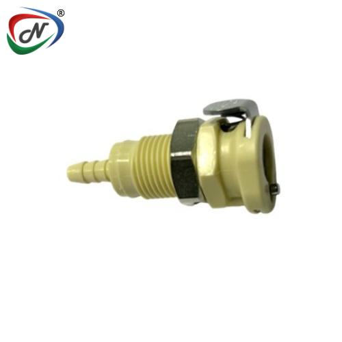 CPC Quick Connect & Disconnect Solutions PMCD160212  1/8 Hose Barb Valved Panel Mount Coupling Body NSSP005321