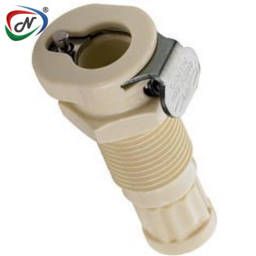 CPC Quick Connect & Disconnect Solutions PMCD18042812 1/4 FUNF VALVED PANEL MOUNT POLYPROPYLENE COUPLING BODY NSSP005307