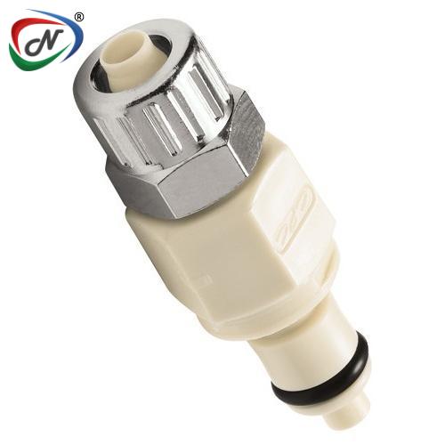 CPC Quick Connect & Disconnect Solutions PMCD200412 1/4 PTF VALVED IN-LINE POLYPROPYLENE COUPLING INSERT NSSP005301