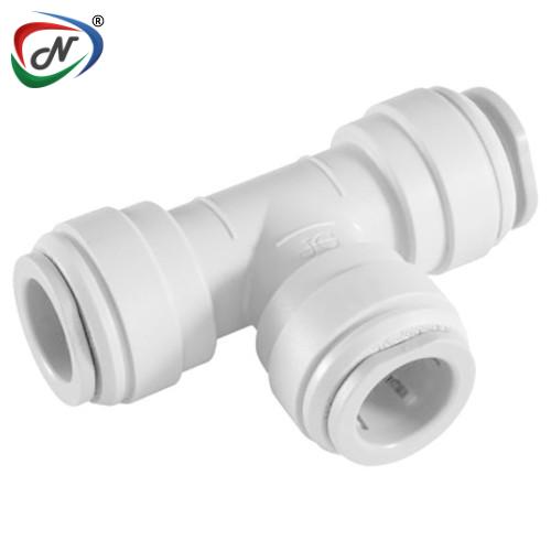 John Guest PP0208W 1/4" Polypropylene Equal Tee NSSP007840