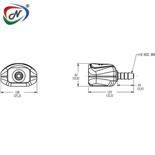 CPC Quick Connect & Disconnect Solutions BCF497 1/8 NSSP004673