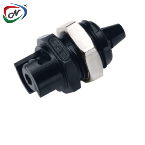 CPC Quick Connect & Disconnect Solutions SMMPM02BLK 1/8 HOSE BARB NON-VALVED PANEL MOUNT ACETAL DYED BLACK COUPLING INSERT NSSP004915
