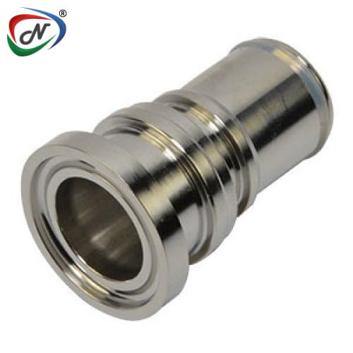 SQCX221212M 3/4 Sanitary Fitting Non-Valved Stainless Steel Coupling Insert, Class VI Silicone O-Ring NSSP008144