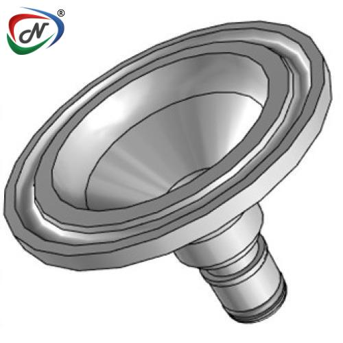 CPC Quick Connect & Disconnect Solutions SQCX222416M 1-1/2 Sanitary Non-Valved Stainless Steel Cplng Insert, .86 Bore, ClassVI Silicone O-Ring NSSP008145