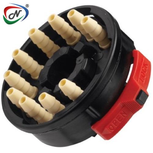 CPC Quick Connect & Disconnect Solutions TMB1002 1/8 HOSE BARB NON-VALVED ACETAL MOLDED BLACK COUPLING INSERT NSSP004787