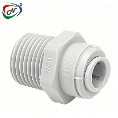 CDC AMC 0607W MALE CONNECTOR 1/2" NPTF THREAD & 3/8" OD TUBE NSSP002971