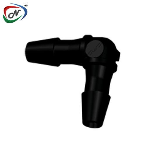 CPC Quick Connect & Disconnect Solutions HE431 Elbow Fitting, 1/8 HB X 1/8 HB, Black Nylon NSSP005097
