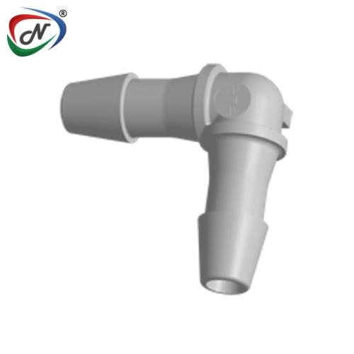 CPC Quick Connect & Disconnect Solutions HE5 Elbow Fitting, 5/32 HB X 5/32 HB, Natural Polypropylene NSSP005100