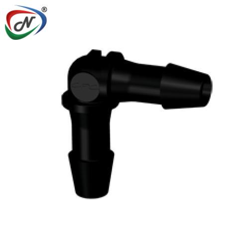 CPC Quick Connect & Disconnect Solutions HE631 Elbow Fitting, 3/16 HB X 3/16 HB, Black Nylon NSSP005107