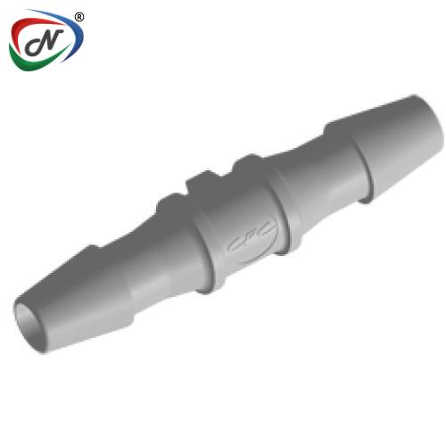 CPC Quick Connect & Disconnect Solutions HS4 Straight Fitting, 1/8 HB X 1/8 HB, Natural Polypropylene NSSP005534