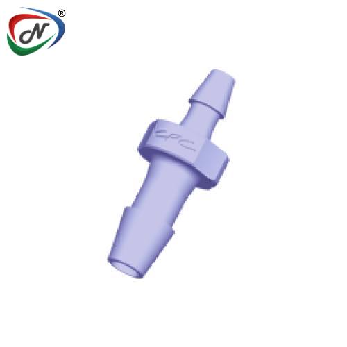 CPC Quick Connect & Disconnect Solutions HSR3291 Straight Reducer Fitting, 3/32 HB X 1/16 HB, Purple Tint Polycarbonate NSSP005578