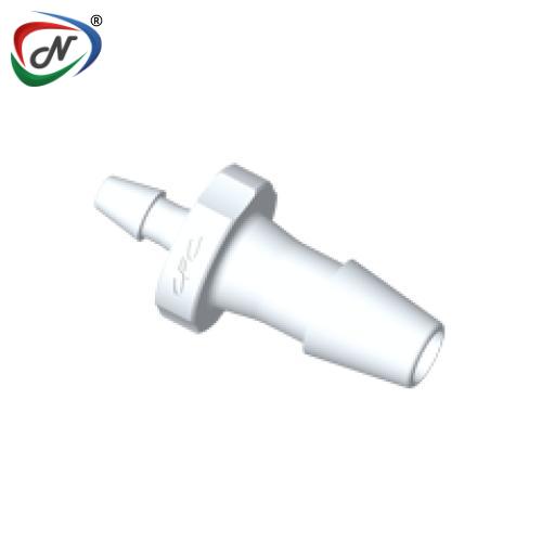 CPC Quick Connect & Disconnect Solutions HSR4270 Straight Reducer Fitting, 1/8 HB X 1/16 HB Natural PVDF NSSP005582