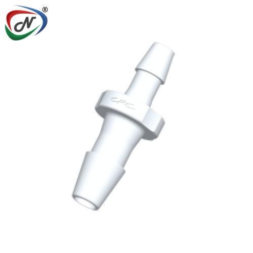 CPC Quick Connect & Disconnect Solutions HSR4370 Straight Reducer Fitting, 1/8 HB X 3/32 HB, Natural PVDF NSSP005587