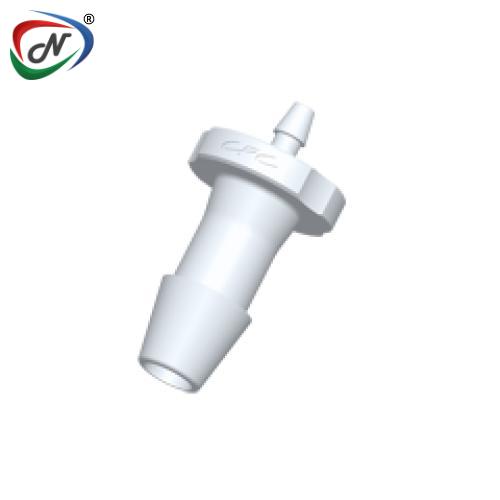 CPC Quick Connect & Disconnect Solutions HSR6570 Straight Reducer Fitting, 3/16 HB X 5/32 HB, Natural PVDF NSSP005599