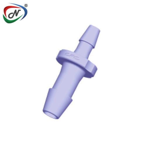 CPC Quick Connect & Disconnect Solutions HSR6491 Straight Reducer Fitting, 3/16 HB X 1/8 HB, Purple Tint Polycarbonate NSSP005619