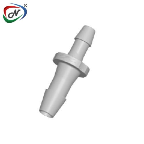 CPC Quick Connect & Disconnect Solutions HSR86 Straight Reducer Fitting, 1/4 HB X 3/16 HB, Natural Polypropylene NSSP005633