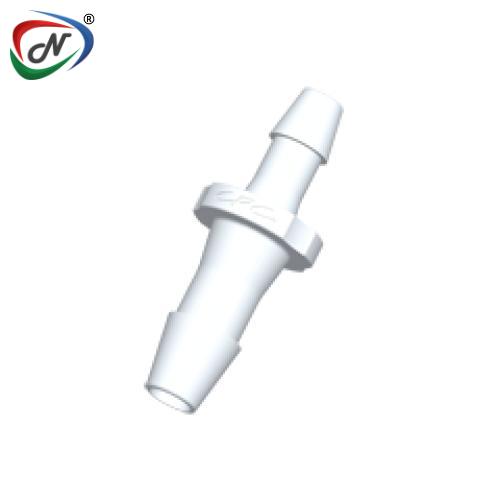 CPC Quick Connect & Disconnect Solutions HSR8670 Straight Reducer Fitting, 1/4 HB X 3/16 HB, Natural PVDF NSSP005637