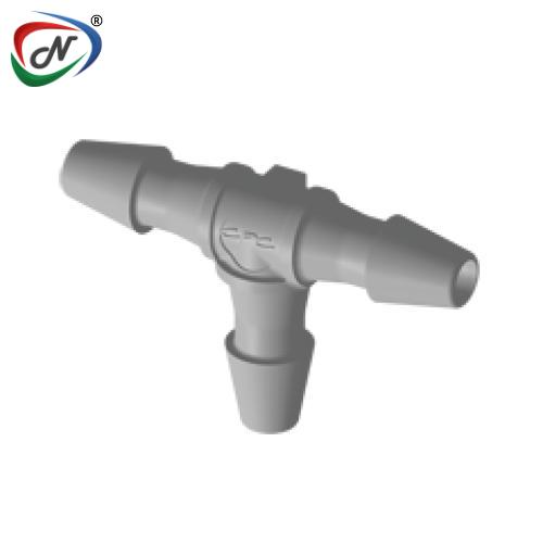 CPC Quick Connect & Disconnect Solutions HT2 Tee Fitting, 1/16 HB X 1/16 HB X 1/16 HB, Natural Polypropylene NSSP005644