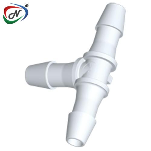 CPC Quick Connect & Disconnect Solutions HT530 Tee Fitting, 5/32 HB X 5/32 HB X 5/32 HB, White Nylon NSSP005660