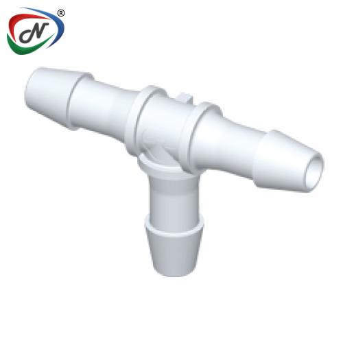 CPC Quick Connect & Disconnect Solutions HT630 Tee Fitting, 3/16 HB X 3/16 HB X 3/16 HB White Nylon NSSP005665