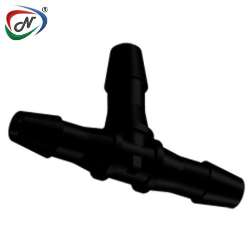 CPC Quick Connect & Disconnect Solutions HT831 Tee Fitting, 1/4 HB X 1/4 HB X 1/4 HB, Black Nylon NSSP005673