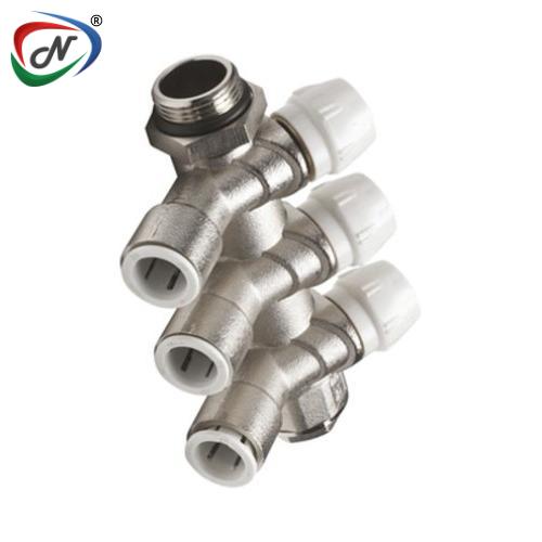 John Guest JGMAN2 JG Speedfit Brass Manifold 2 Port 3/4" × 15mm NSSP008235