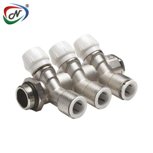 John Guest JGMAN3  JG Speedfit Brass Manifold 3 Port 3/4" × 15mm NSSP008236